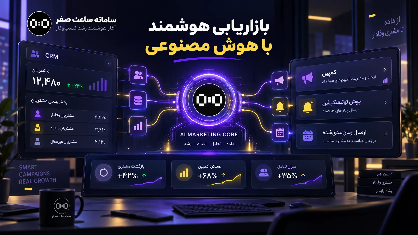 بازاریابی با هوش مصنوعی چیست؟از CRM  کمپین هوشمند تا Agentic Marketing