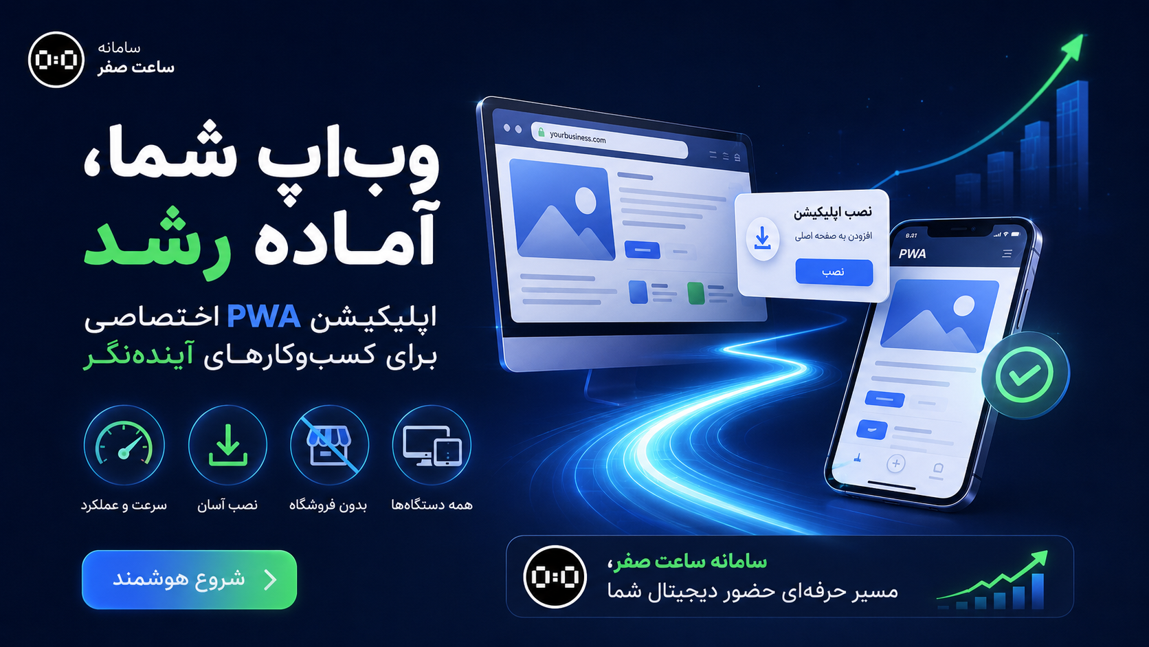 ساعت صفر - اپلیکیشن PWA چیست؟ مزایا، امکانات و تفاوت با اپلیکیشن اندروید و iOS (2).png