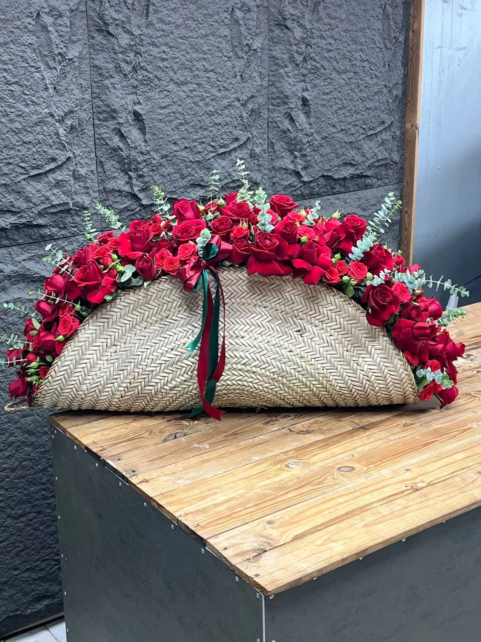 باکس گل حصیری