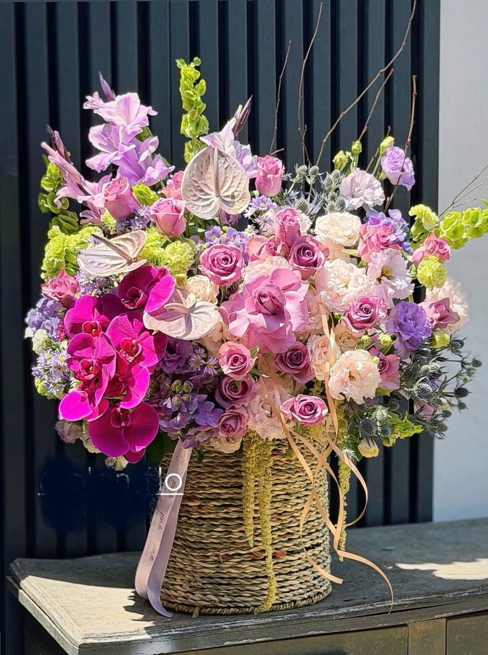 باکس گل حصیری